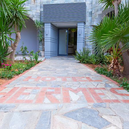 Hermes Hotel Malia Bagian luar foto