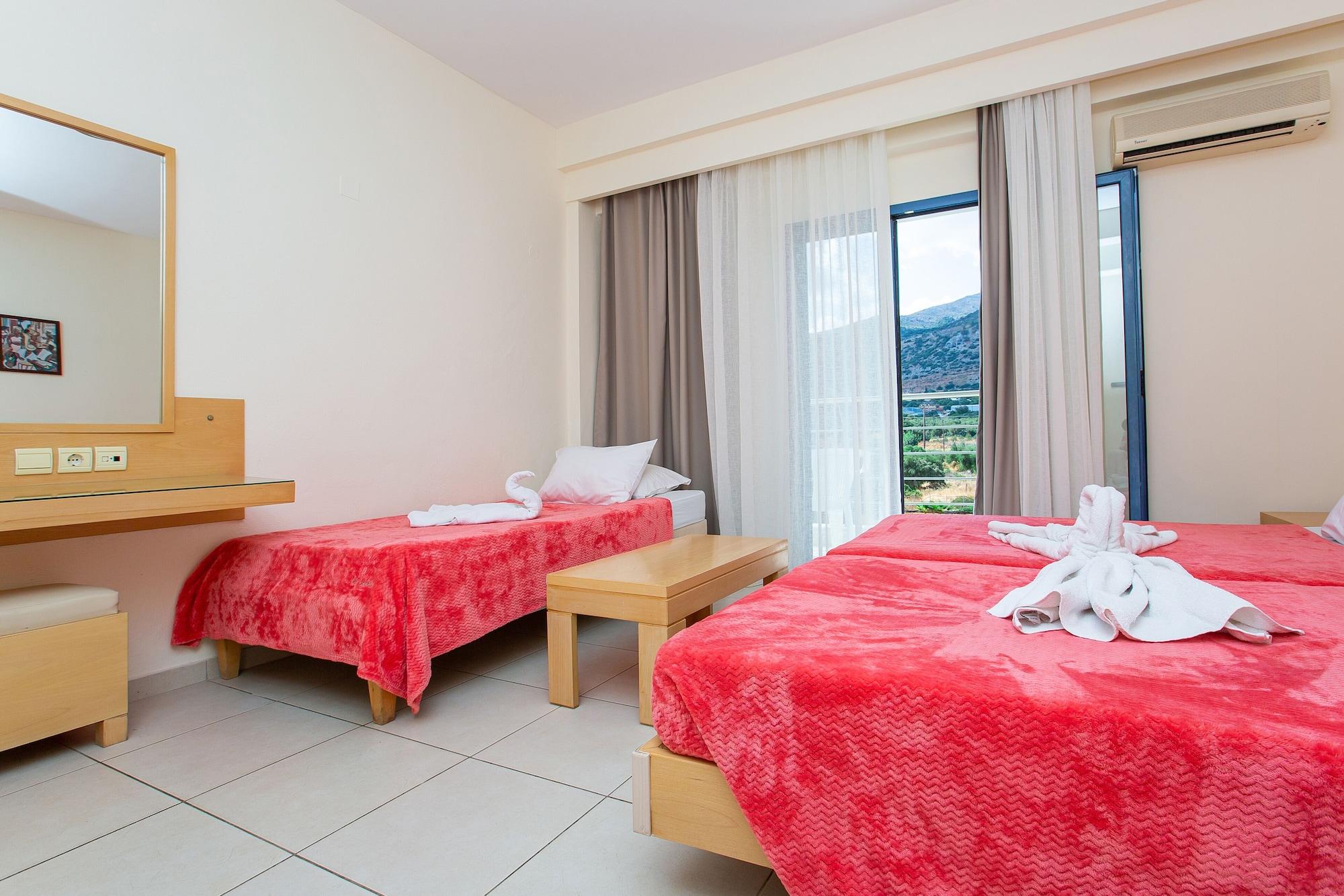 Hermes Hotel Malia Bagian luar foto