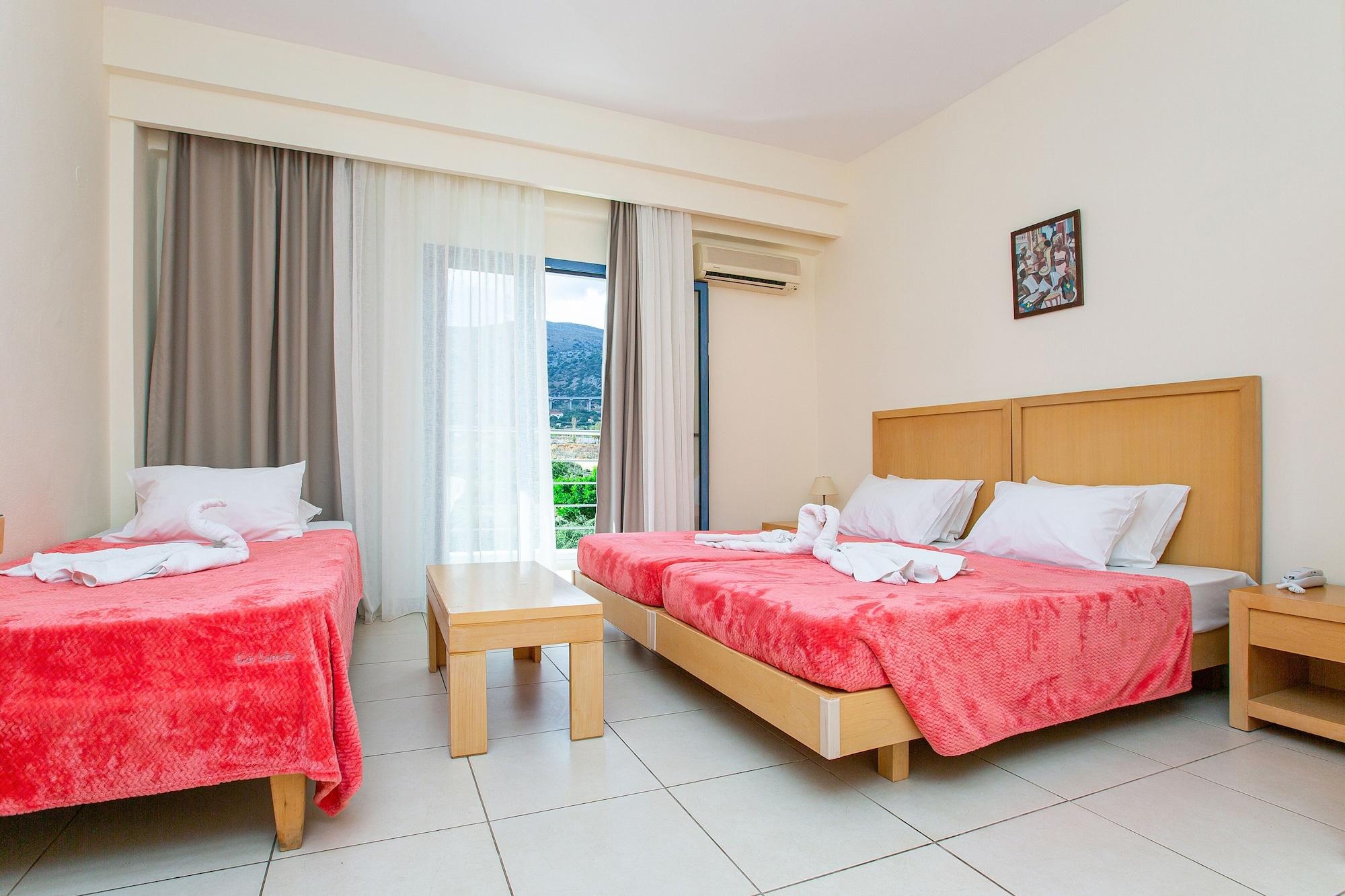 Hermes Hotel Malia Bagian luar foto