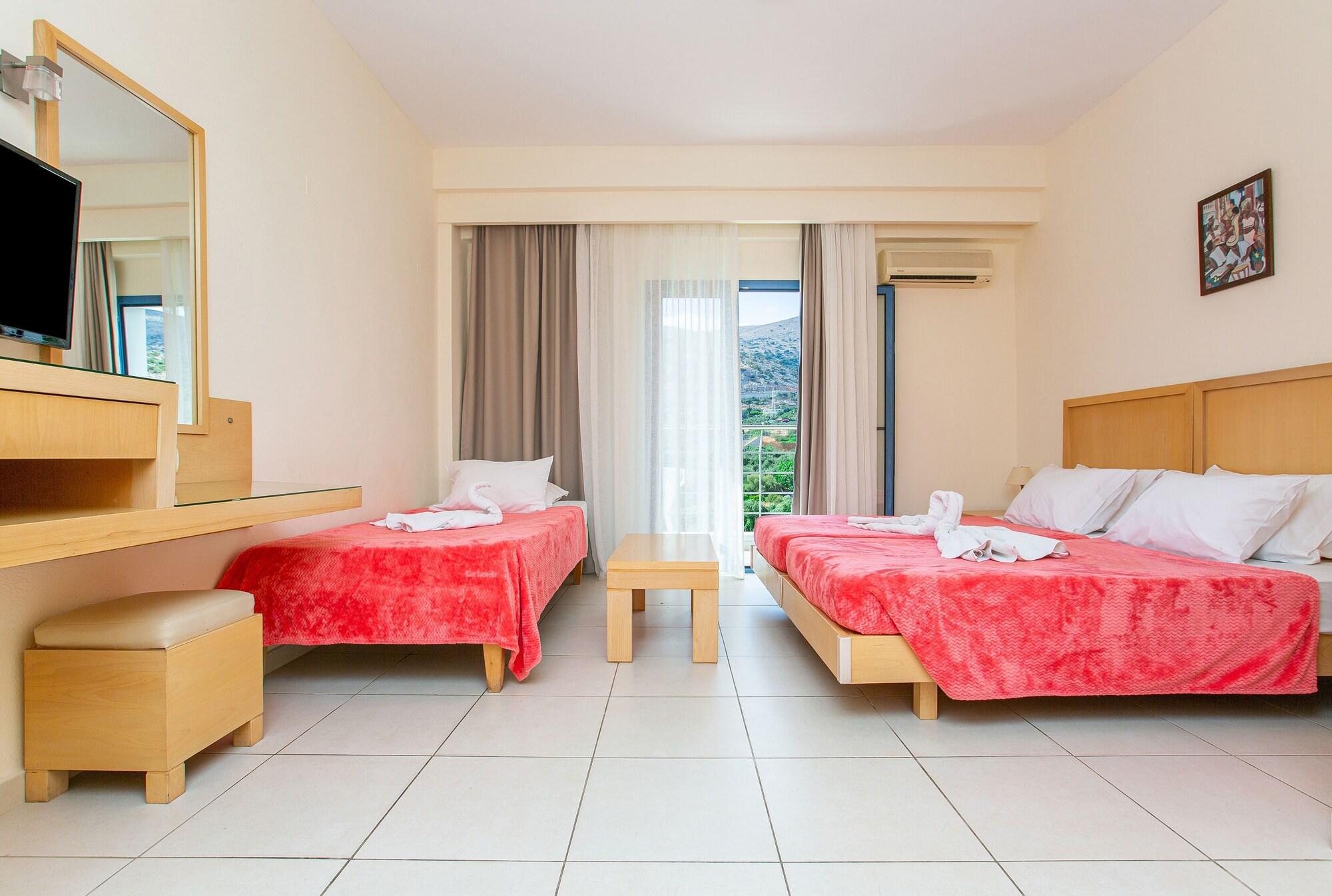 Hermes Hotel Malia Bagian luar foto